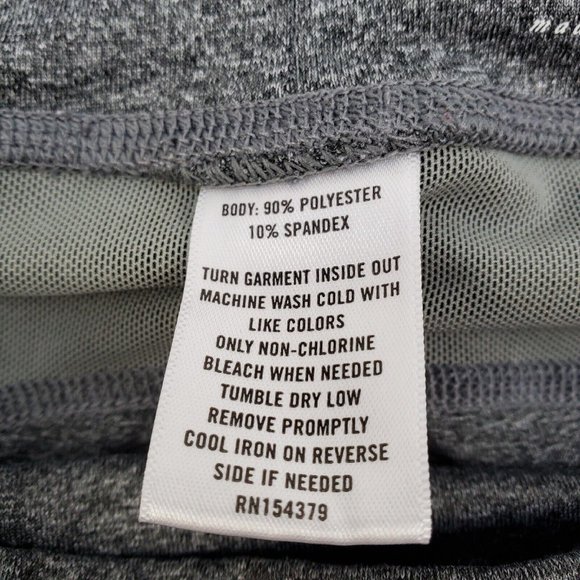Aero Aeropostale Yoga Exercise Size Small Gray Poly Spandex stretch leggings EUC - Picture 6 of 9